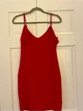 Wayf Red Mini Dress XS